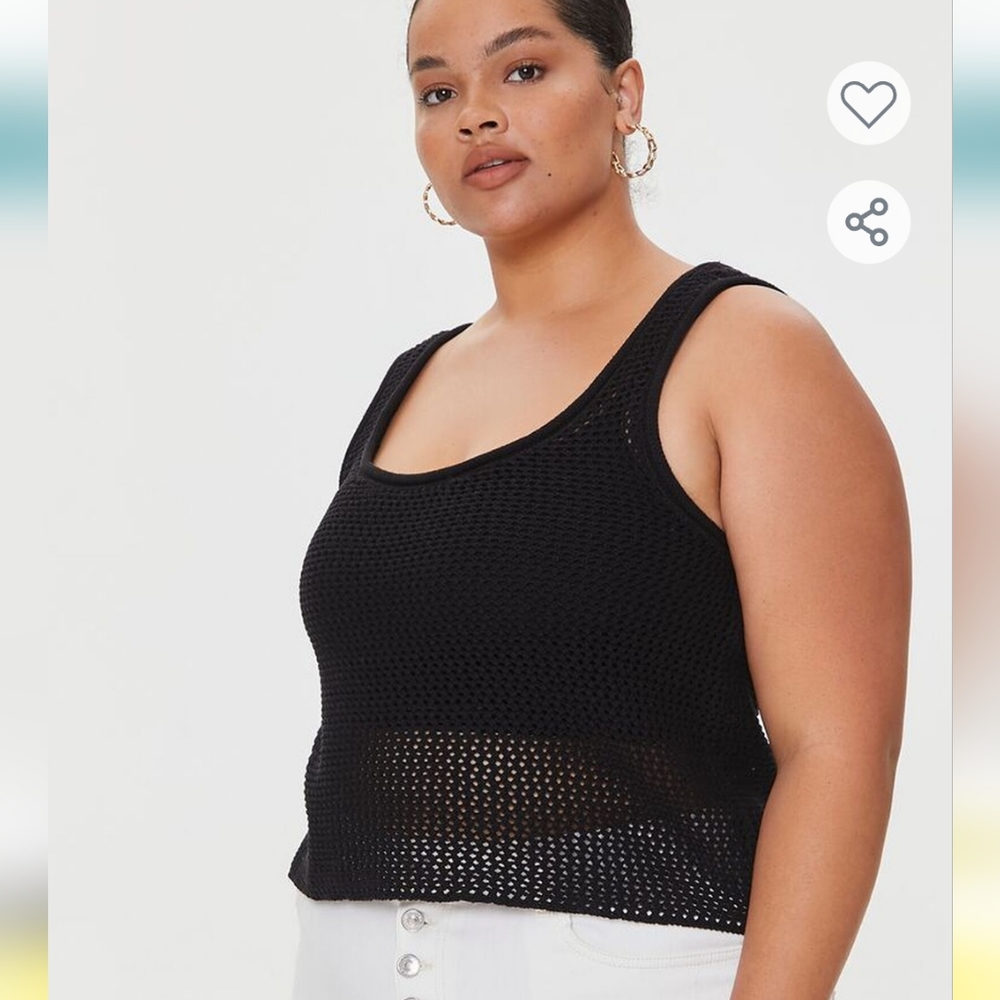 Netted Tank Top